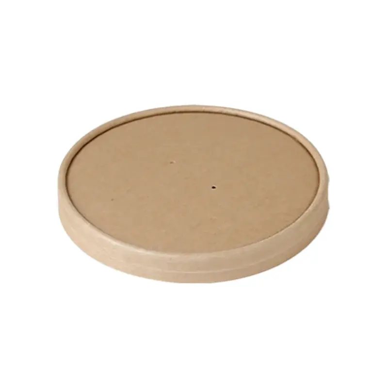 Paper Lid 116mm · Round Kraft Soup Cups (lids) · product image