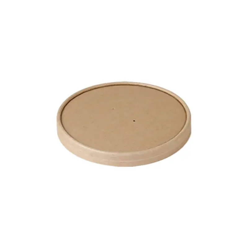 Paper Lid 90mm · Round Kraft Soup Cups (lids) · product image