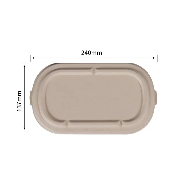 850ml Packing Lid · Sugarcane Clamshells · product image