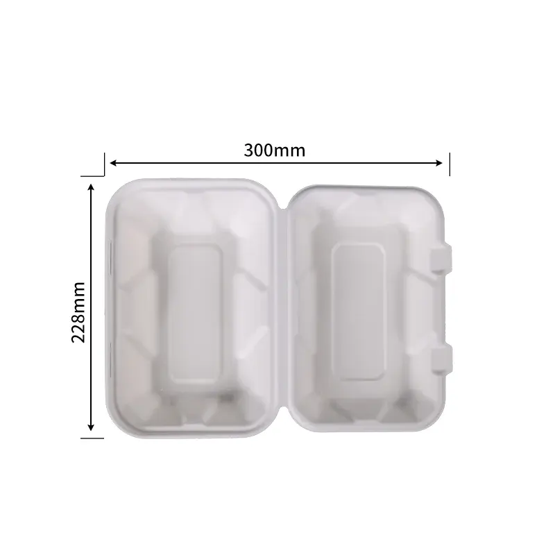 9X15.2 cm Clamshell · Sugarcane Clamshells · product image