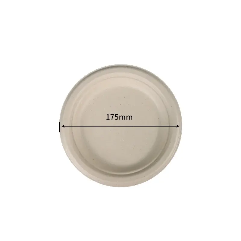17.8 cm Plate · Sugarcane Plates · product image